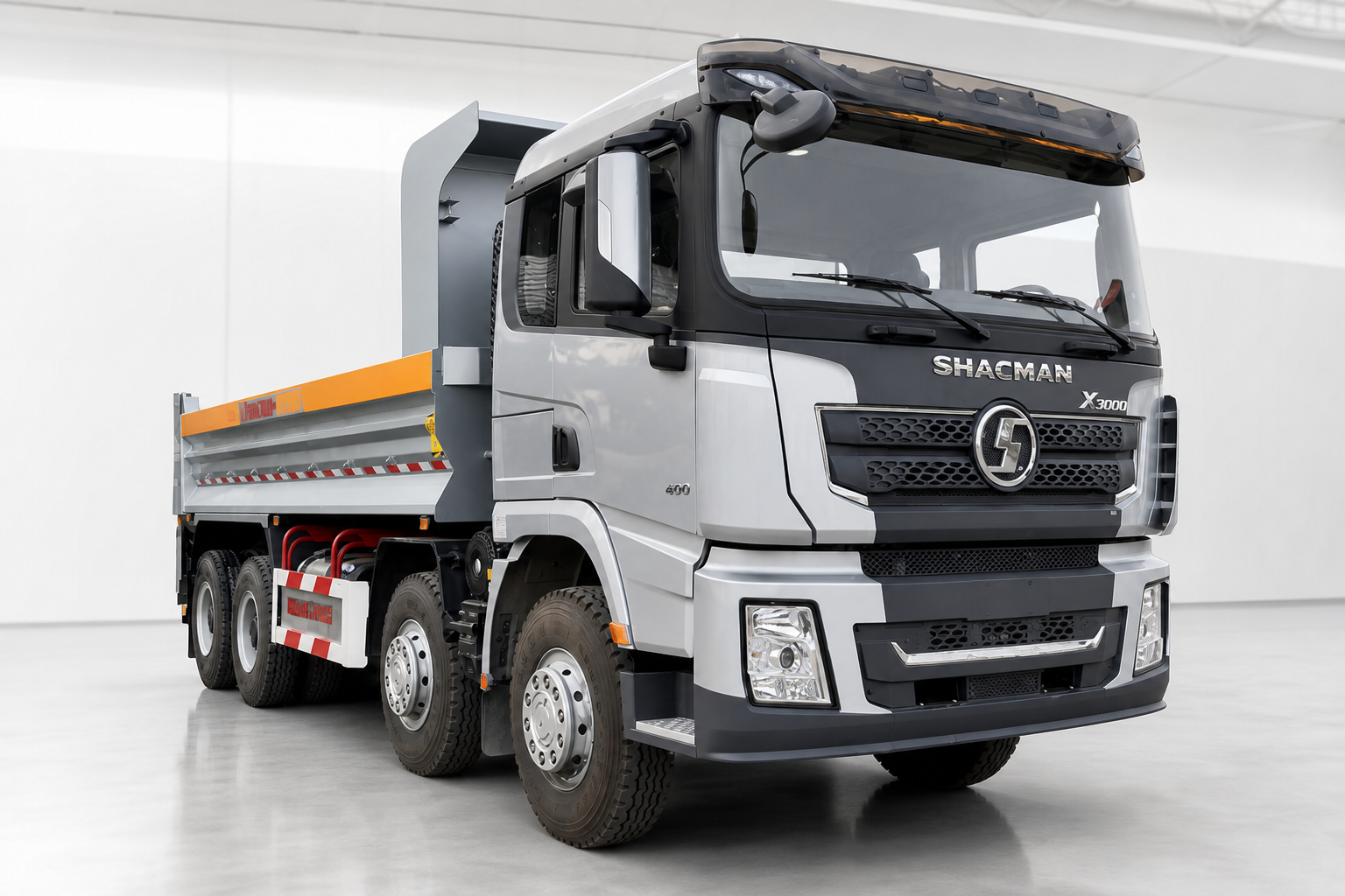 Xe Ben 4 Chân SHACMAN H3000S 8X4 WEICHAI 400HP THÙNG U