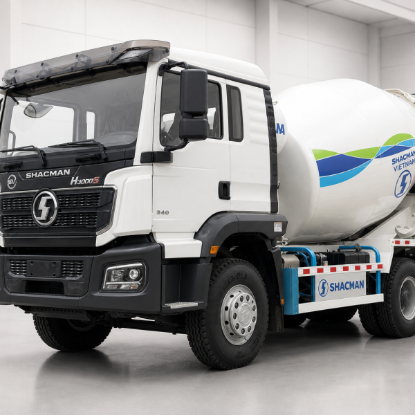 Xe Bồn Trộn Bê Tông SHACMAN H3000S 6X4 WEICHAI 340HP 10M3